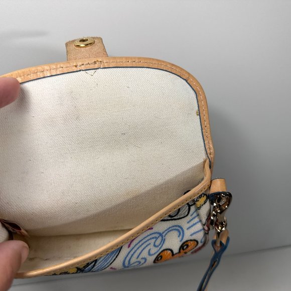 Dooney & Bourke x Disney Sketch Print Tinkerbell Dumbo Wallet / Wristlet - Picture 6 of 9